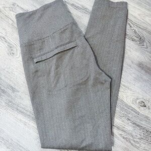 Athleta casual pants cream back pockets